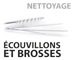 Écouvillons et brosses de nettoyage